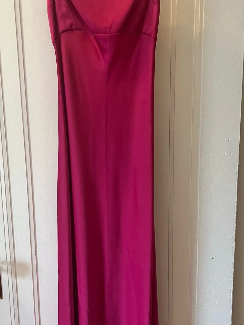 Abercrombie & Fitch Fuchsia Strapless Maxi Dress